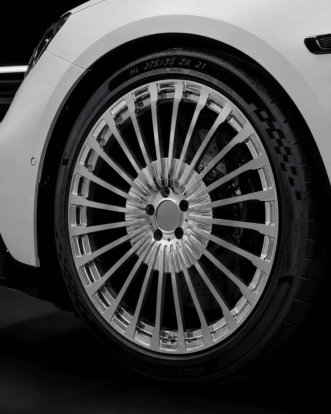 OEM Style Forged Wheel for Mercedes-Benz AMG GLE 63 / Mercedes-Benz AMG GLS 63 / Mercedes-Benz GLE (clear polished)
