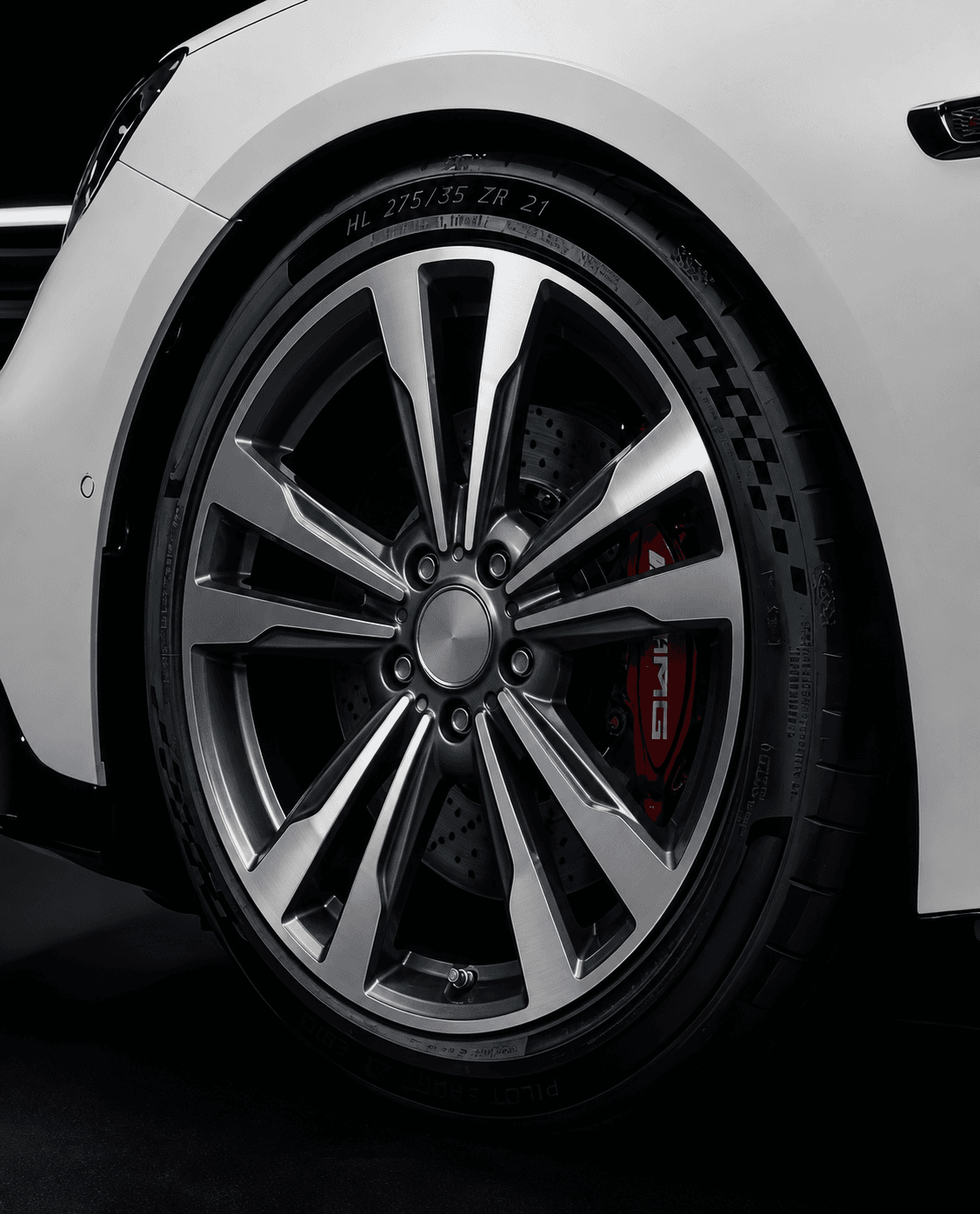 OEM Style Forged Wheel for Mercedes-Benz S-Class / Mercedes-Benz GLS / Mercedes-Benz GLC (gunmetal machined face)