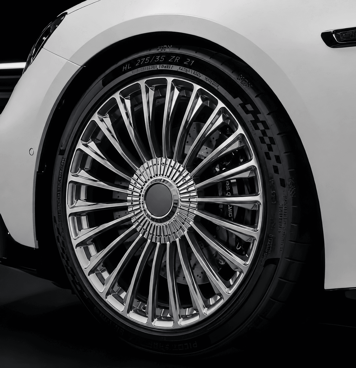 OEM Style Forged Wheel for Mercedes-Benz AMG C 63 / Mercedes-Benz S-Class / Mercedes-Benz E-Class (clear polished)