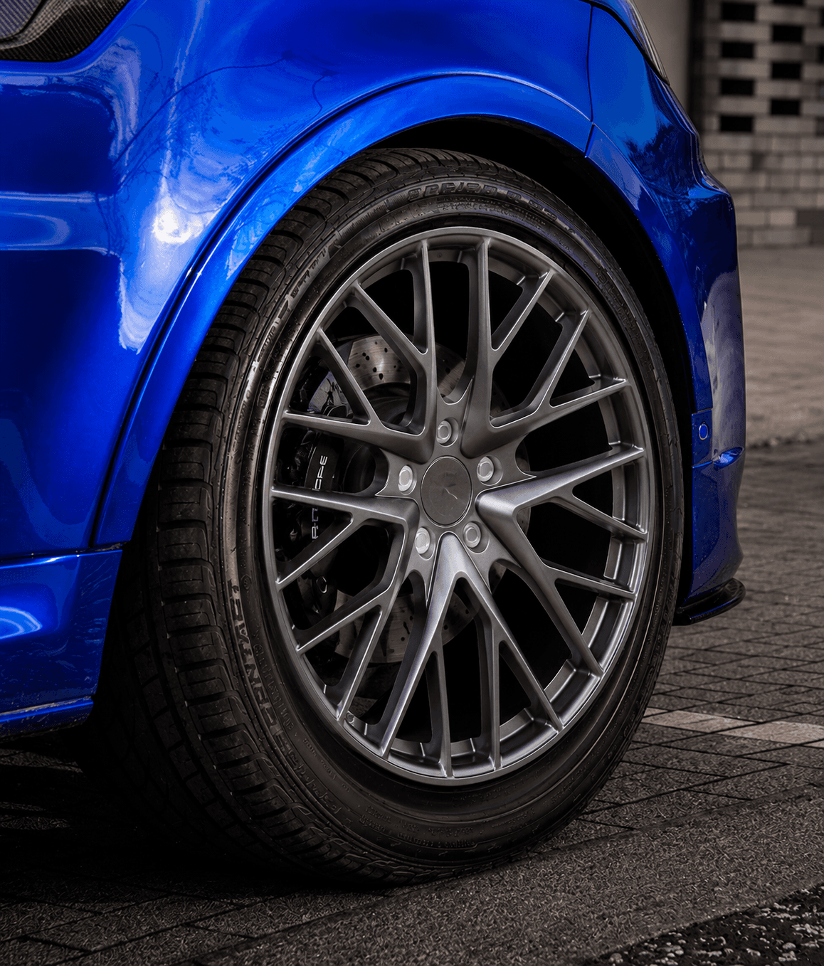 OEM Style Forged Wheel for Porsche 718 Boxster / Porsche Taycan / Porsche 718 Cayman (black machined lip)