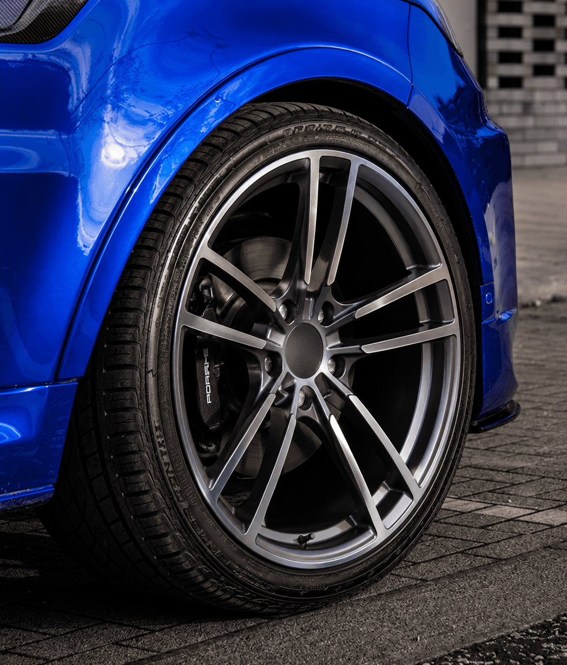 OEM Style Forged Wheel for Porsche 718 Boxster / Porsche Cayenne / Porsche 911 (gray machined face)