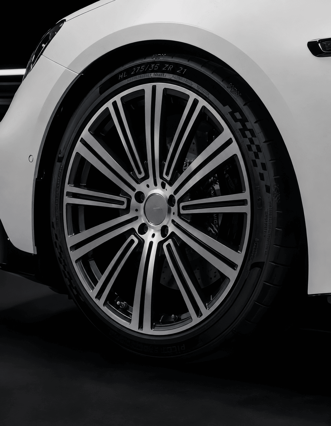 OEM Style Forged Wheel for Mercedes-Benz GLS / Mercedes-Benz AMG GLE 63 / Mercedes-Benz SL (black machined face)