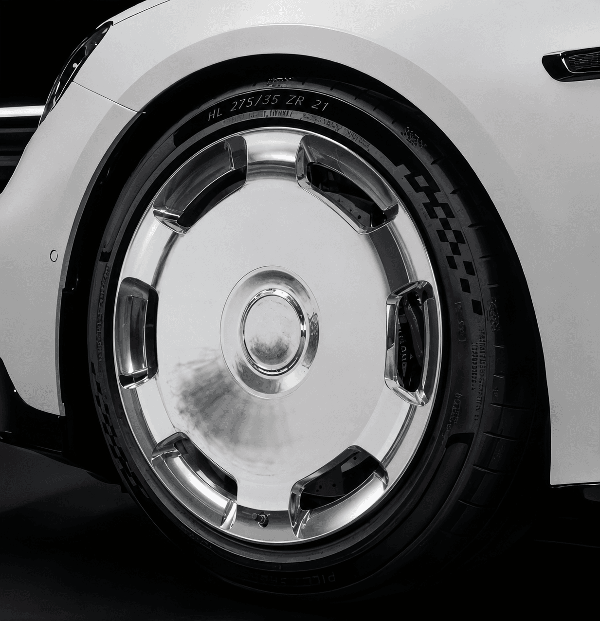 OEM Style Forged Wheel for Mercedes-Benz AMG GLE 63 / Mercedes-Benz AMG GLS 63 / Mercedes-Benz GLE (clear polished+barrel clear brushed)