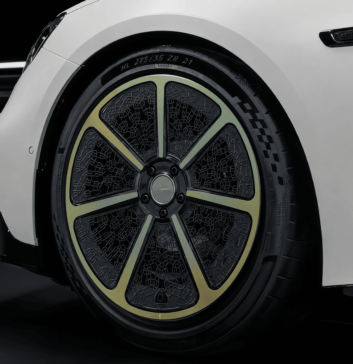 OEM Style Forged Wheel for Mercedes-Benz AMG C 63 / Mercedes-Benz S-Class / Mercedes-Benz GLS (gloss black clear bronze)