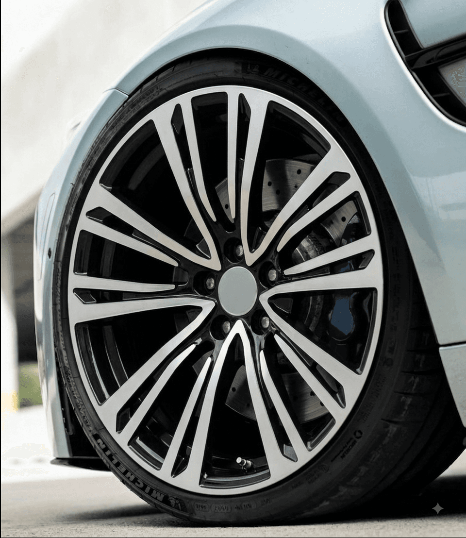 OEM Style Forged Wheel for Audi Q7 / Audi A7 / Audi A8 (Black machined face)