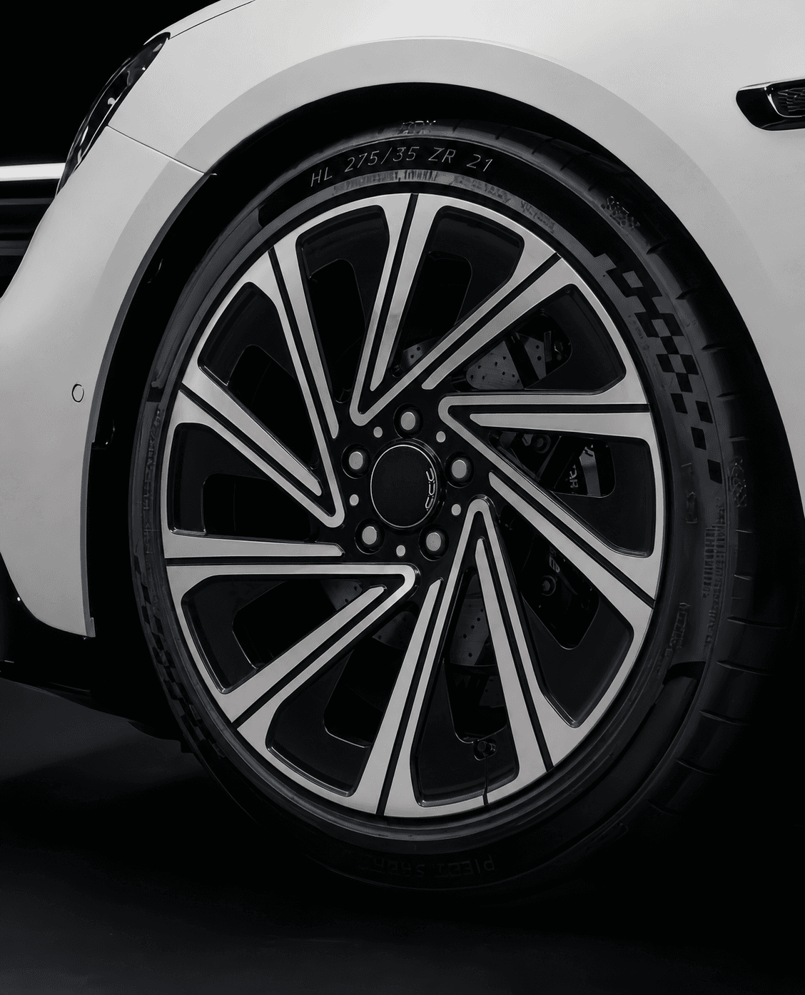 OEM Style Forged Wheel for Mercedes-Benz AMG C 63 / Mercedes-Benz S-Class / Mercedes-Benz GLS (black machined face)