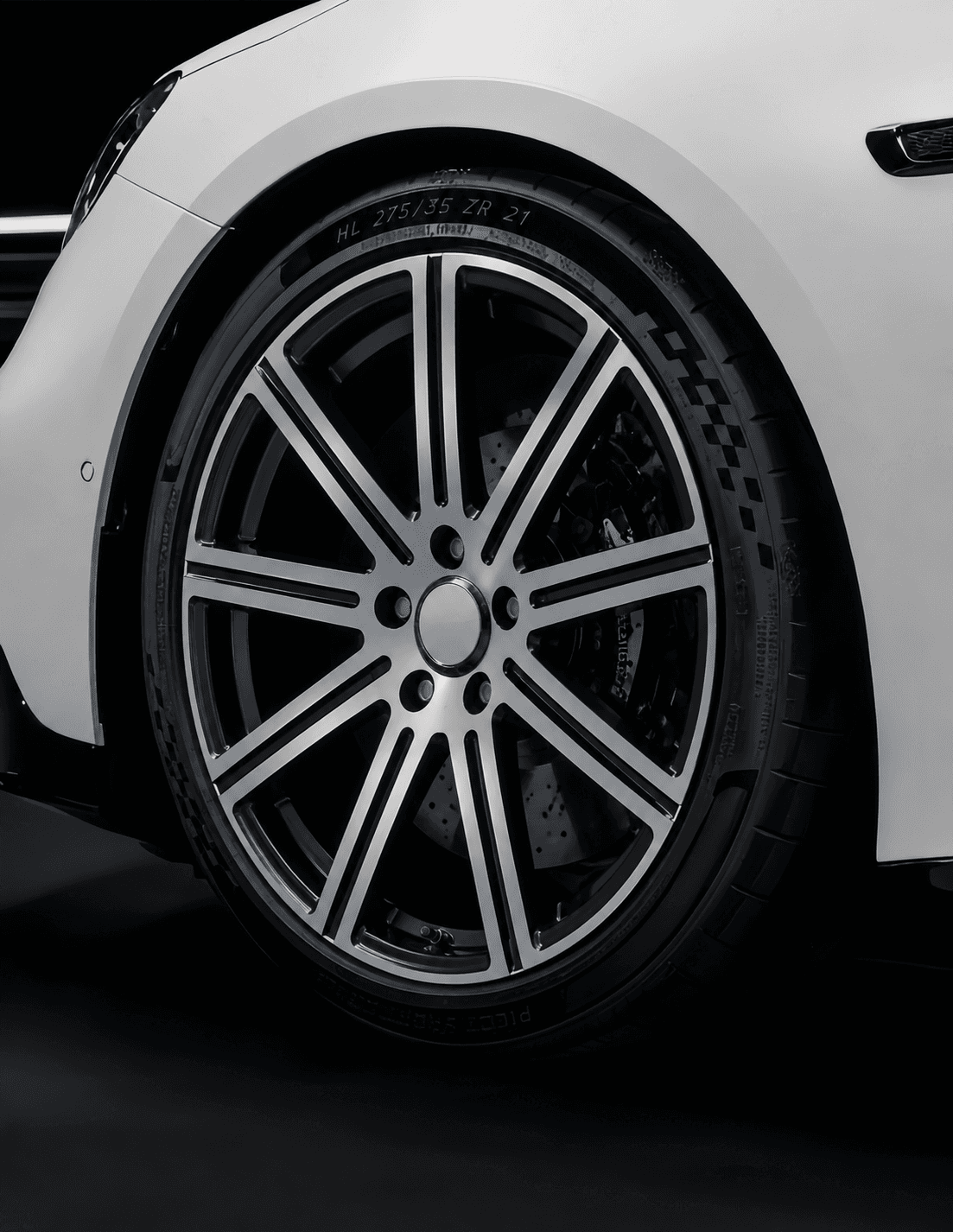 OEM Style Forged Wheel for Mercedes-Benz AMG C 63 / Mercedes-Benz S-Class / Mercedes-Benz GLS (black machined face)