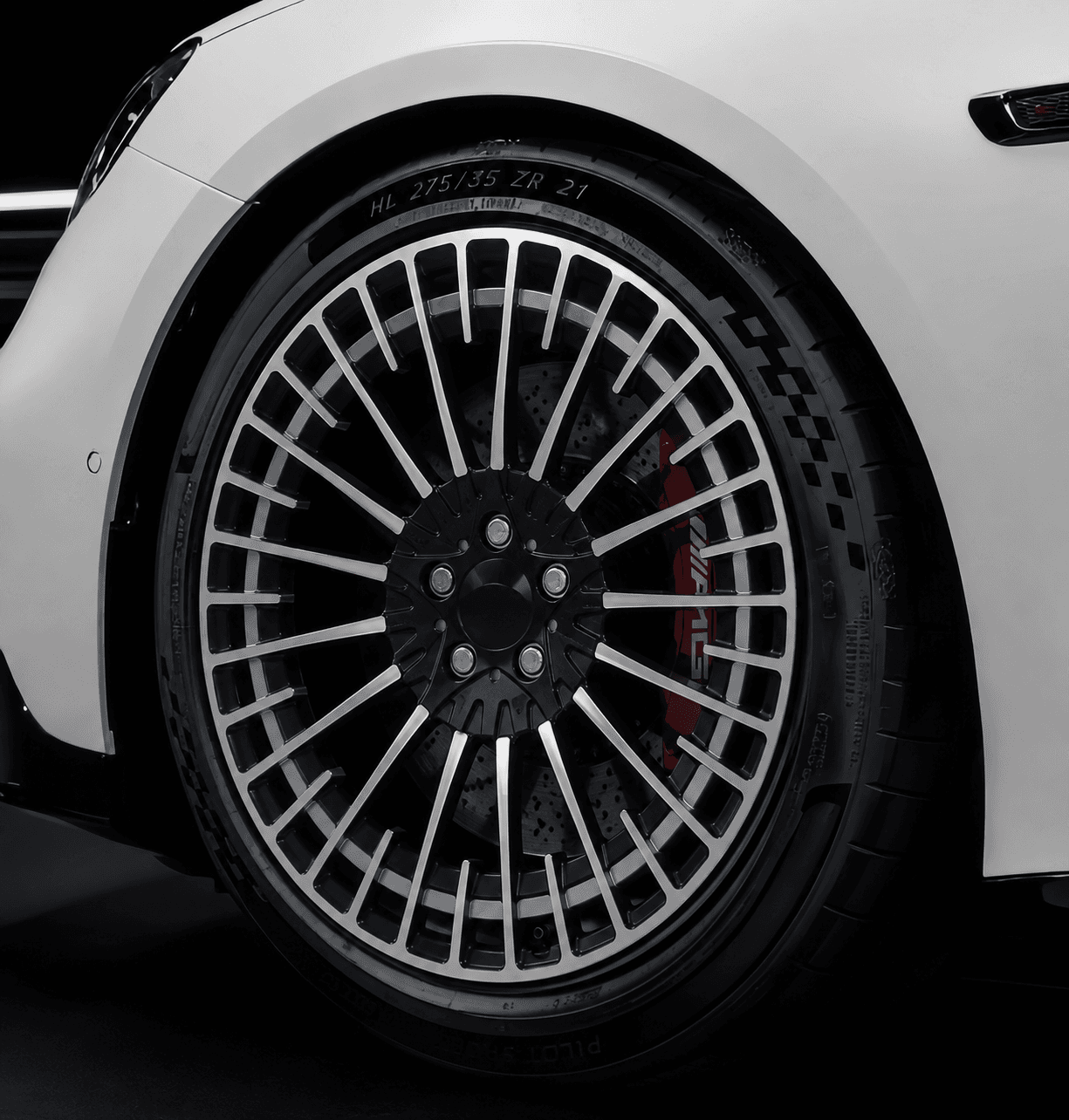 OEM Style Forged Wheel for Mercedes-Benz AMG C 63 / Mercedes-Benz GLS / Mercedes-Benz AMG GLE 63 (black machined face)