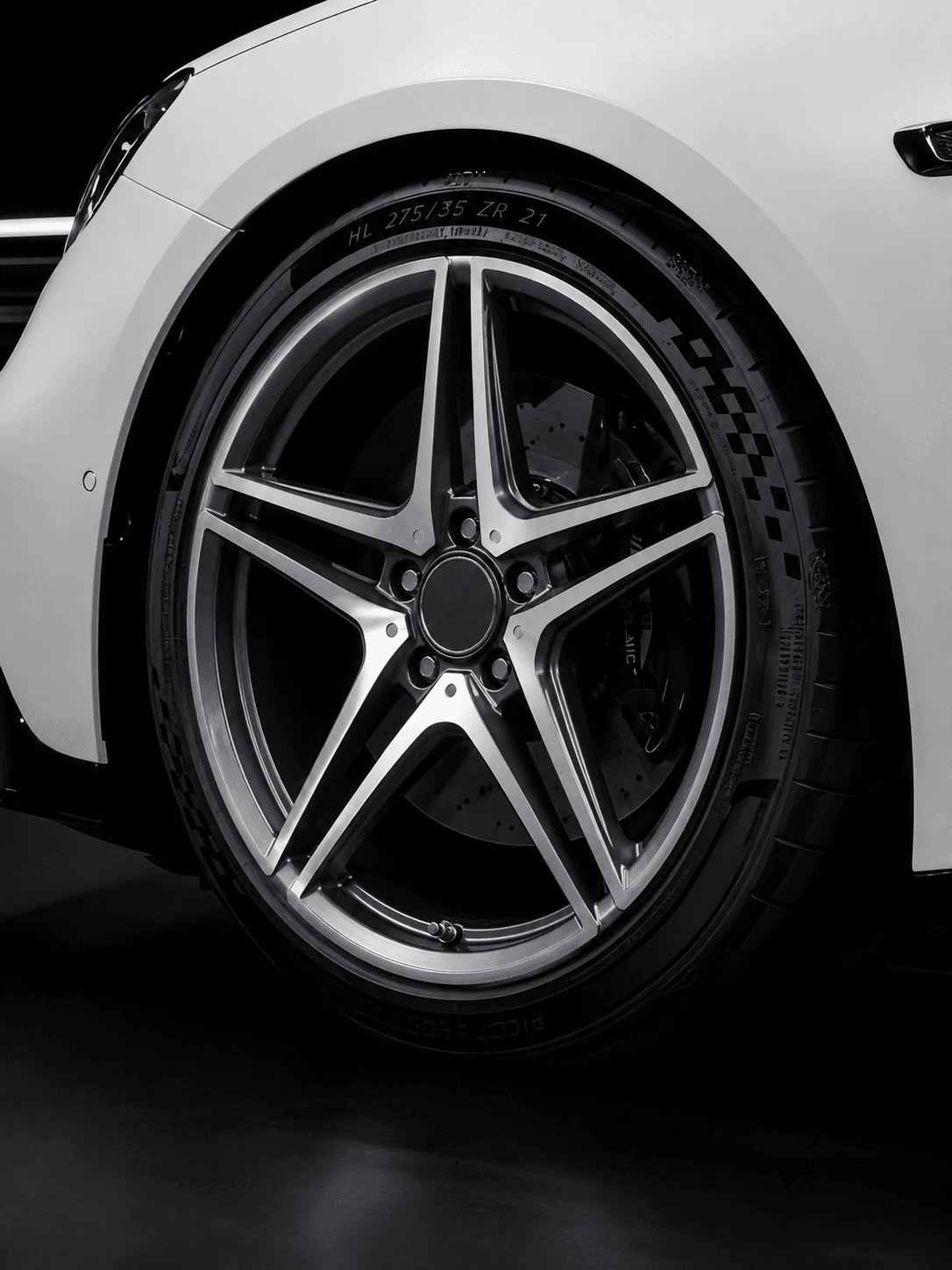 OEM Style Forged Wheel for Mercedes-Benz S-Class / Mercedes-Benz E-Class / Mercedes-Benz GLS (gunmetal machined face)