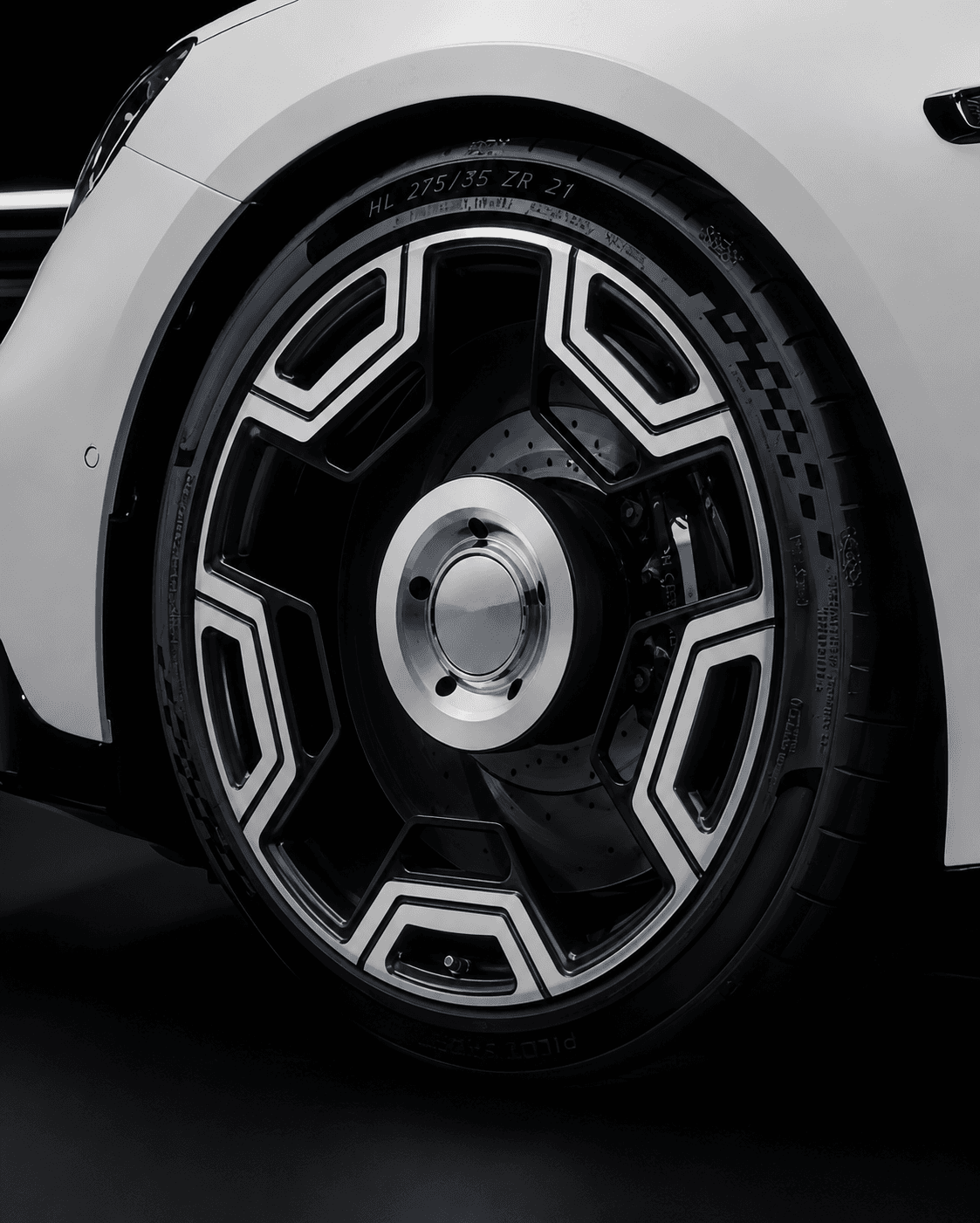 OEM Style Forged Wheel for Mercedes-Benz E-Class / Mercedes-Benz GLC / Mercedes-Benz C-Class (black machined face)