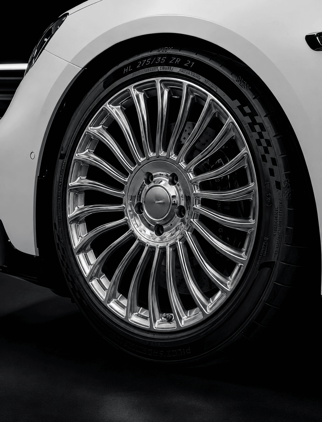 OEM Style Forged Wheel for Mercedes-Benz AMG C 63 / Mercedes-Benz S-Class / Mercedes-Benz GLS (clear polished)