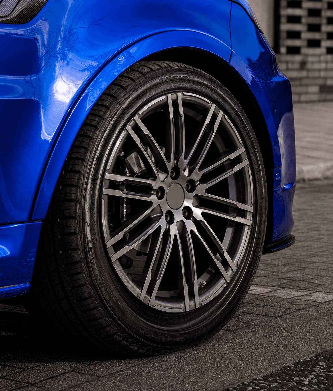 OEM Style Forged Wheel for Porsche 718 Boxster / Porsche Taycan / Porsche 718 Cayman (deep gunmetal machined face)