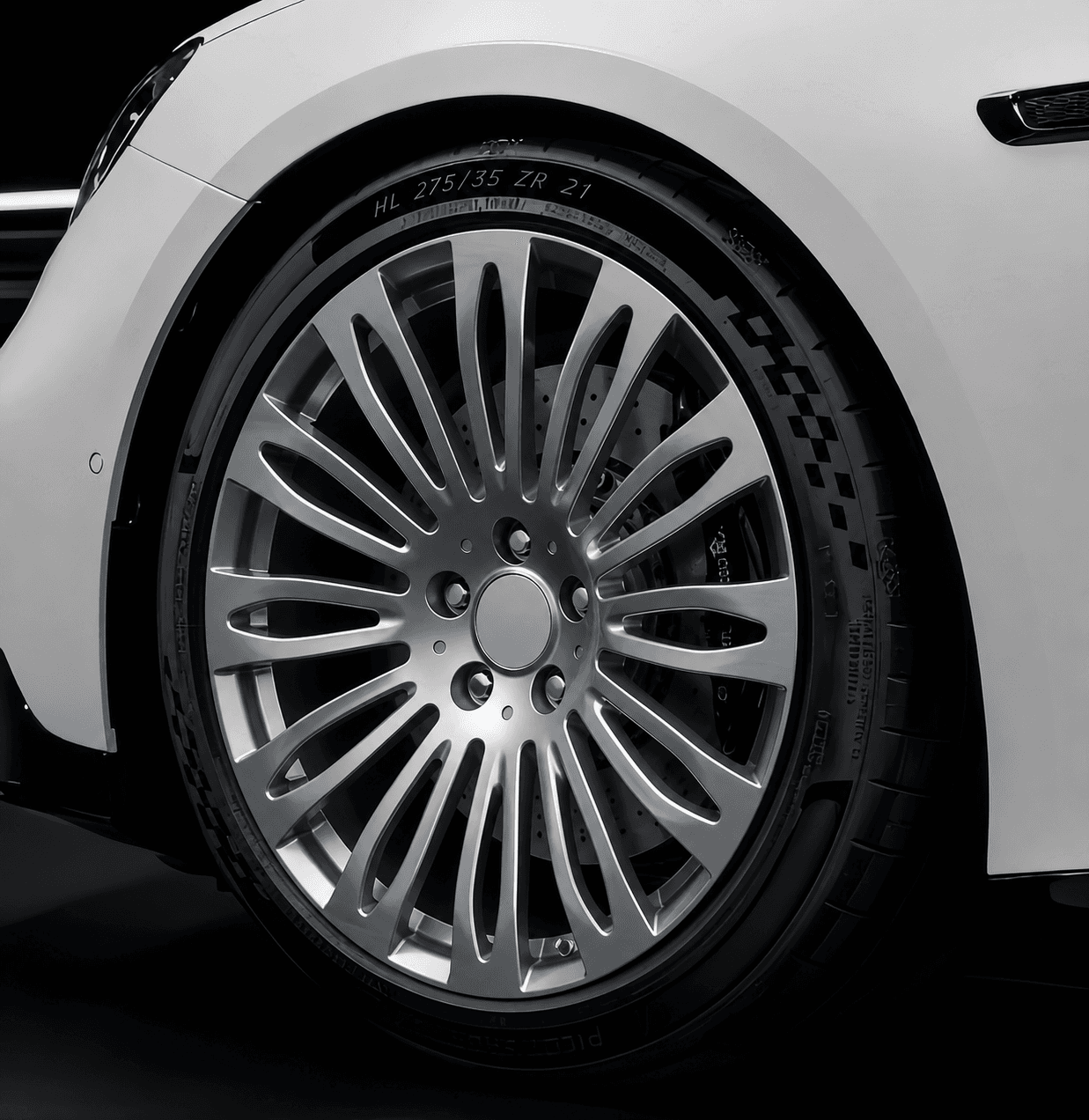 OEM Style Forged Wheel for Mercedes-Benz AMG C 63 / Mercedes-Benz S-Class / Mercedes-Benz GLS (silver/Silver)