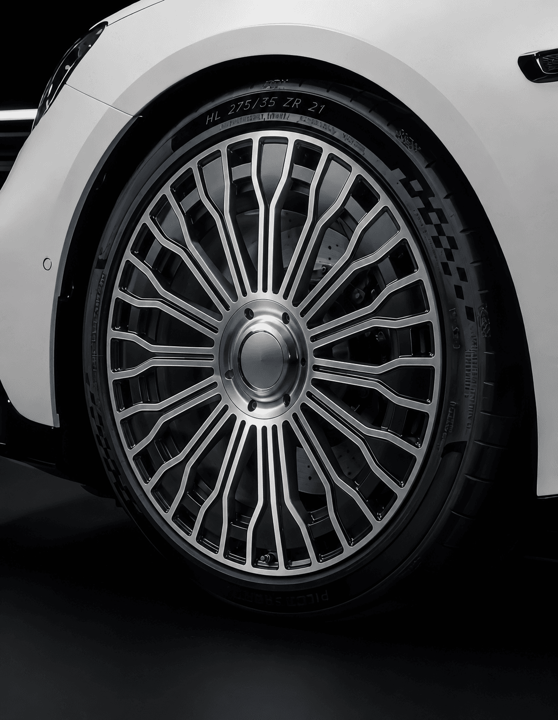 OEM Style Forged Wheel for Mercedes-Benz AMG C 63 / Mercedes-Benz S-Class / Mercedes-Benz GLS (black machined face)