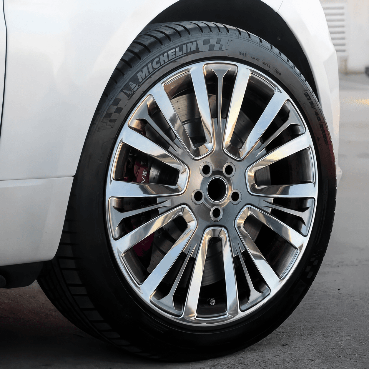 OEM Style Forged Wheel for Land Rover Range Rover / Land Rover Range Rover Sport SVR / Land Rover Range Rover Sport (gunmetal/gunmetal+clear polished)