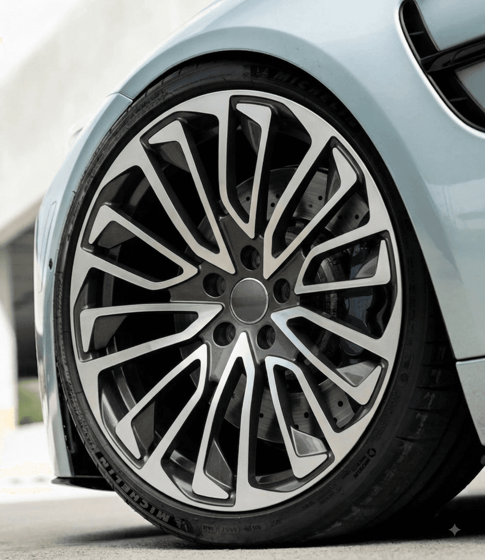 OEM Style Forged Wheel for Audi Q7 / Audi Q3 / Audi A7 (Gunmetal machined face)